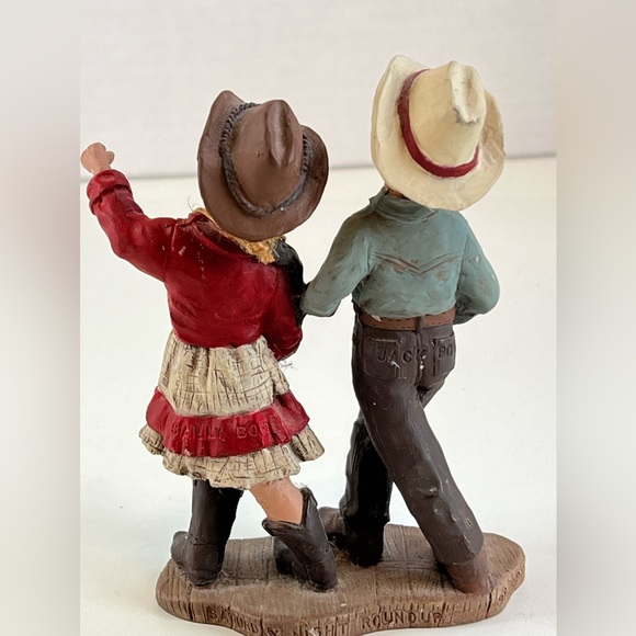 Sarah’s Attic Figurine Sally Booba and Jack Boy Saturday Night Roundup 1994 - Picture 4 of 16